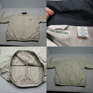 Pebble Beach Golf Links Jacket Men XXL Cream Oversized Performance Pullover